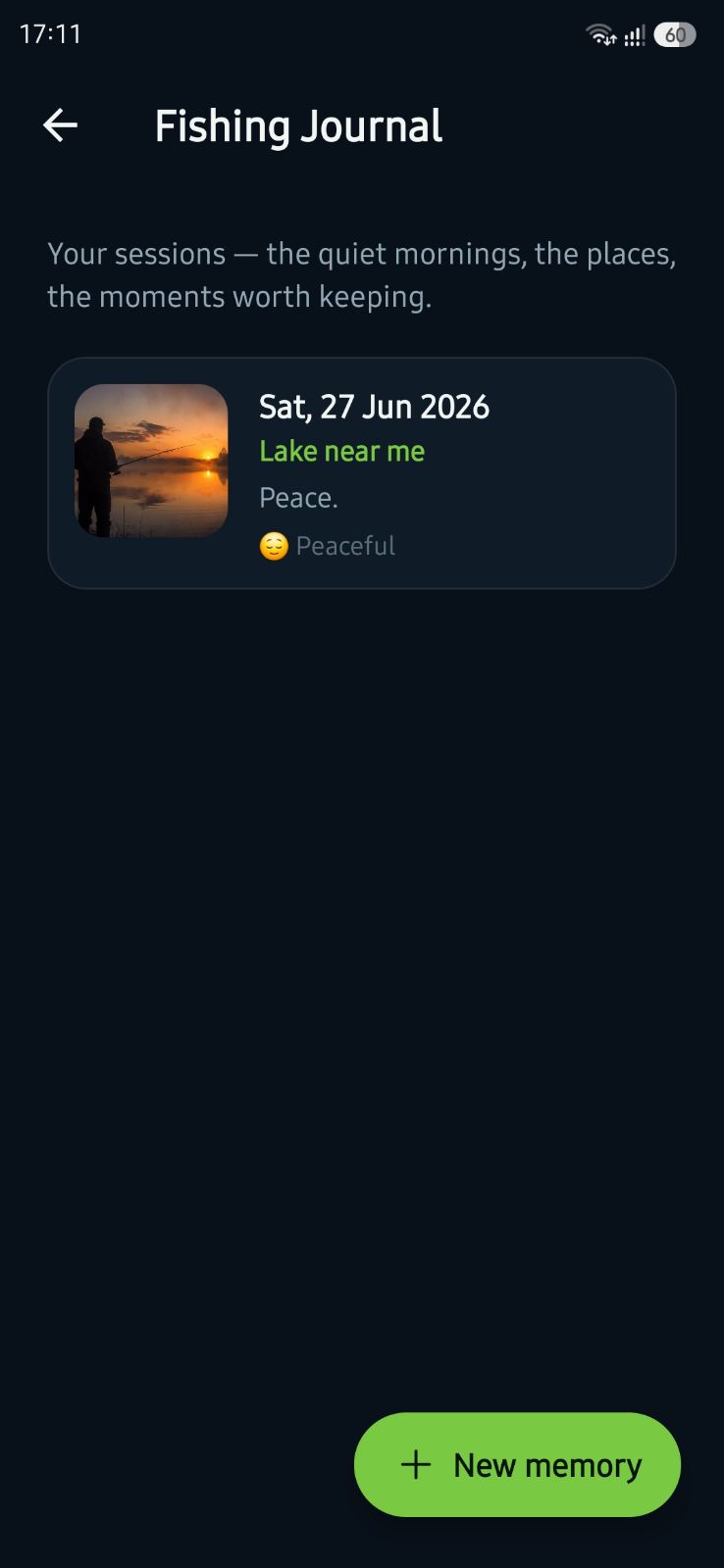 FishIQ fishing journal
